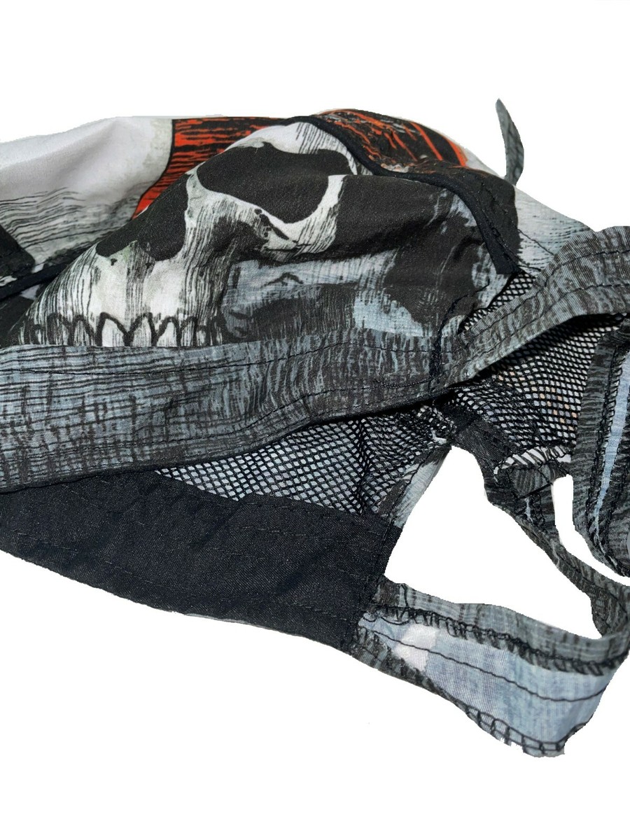 Lotto 2 Fasce Per Sudore E Bandana Durag Con Teschi | Fascia Da Biker Hot Leathers - Foto 5