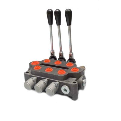 Hydraulic Directional Control Valve 25gpm Double Acting Cylinder Spool 3 Spool