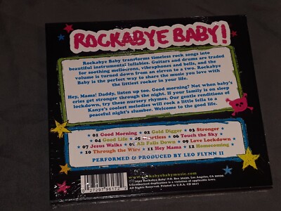 ROCKABYE BABY Lullaby Renditions of KANYE WEST (2010) Music CD