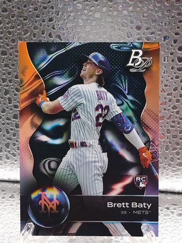 2023 Bowman Platinum Brett Baty RC Rookie Baseball Card