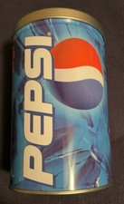 Pepsi Toys R Us Major League Baseball Cracker Jack Tin Canister Bank