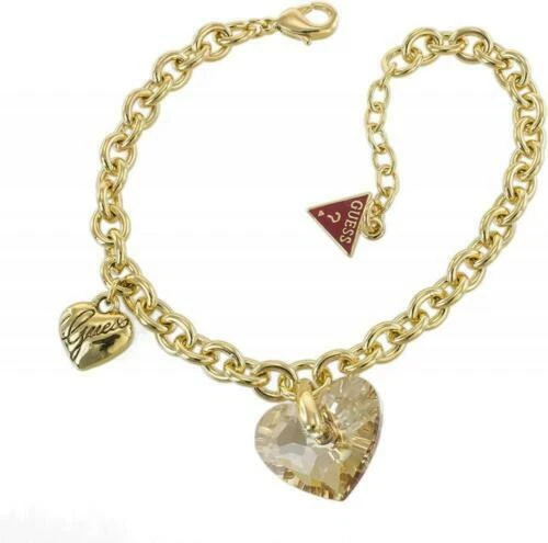 Bracciali di bigiotteria GUESS in oro a cuore
