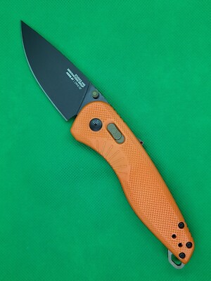 SOG Aegis AT MK3 Blaze and Tan Assisted Folding Knife 3.10'' D2 Black Blade