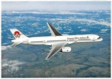 Airline Airplane Postcard