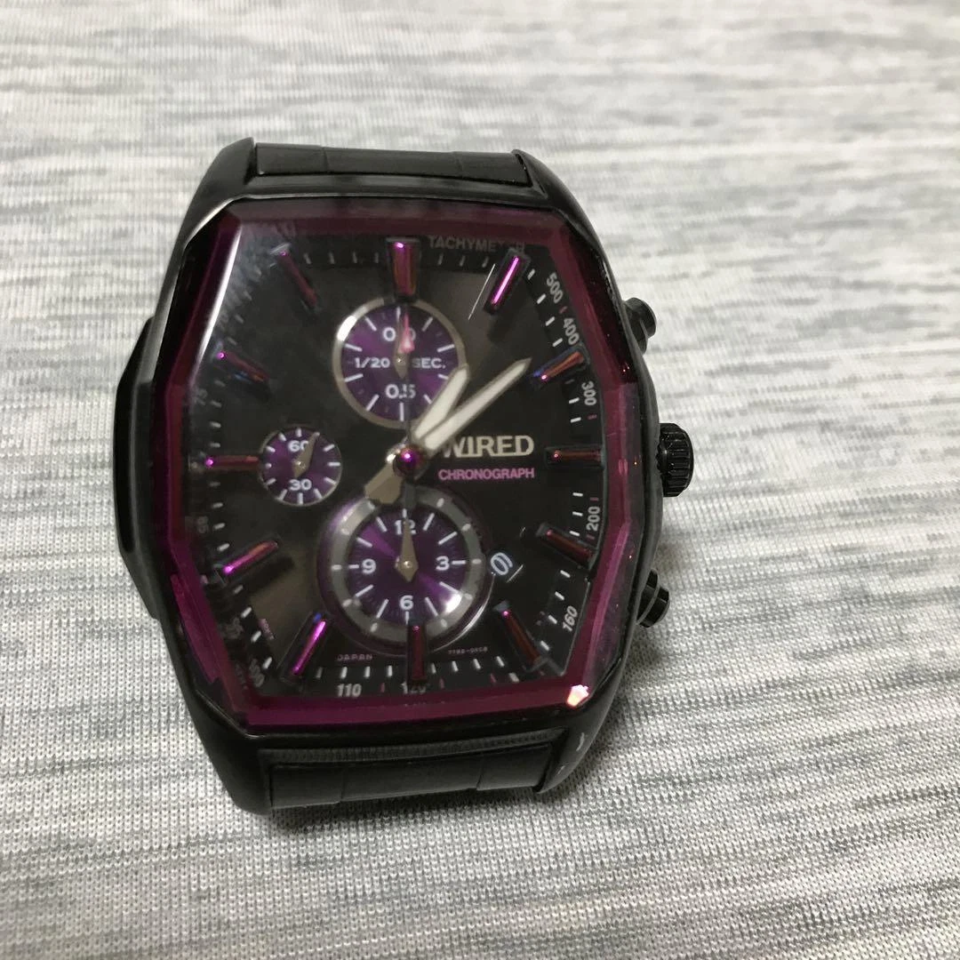 Seiko square shop chronograph watch
