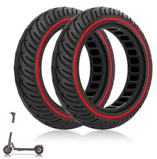 2 RUOTE 8 1/2 X 2 PER MONOPATTINO ELETTRICO GOMME PIENE 8.5 X 2.0 ANTIFORATURA