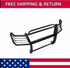 For Toyota Tacoma 1998-2004 Black Steel Grill Brush Guard  Light Protector