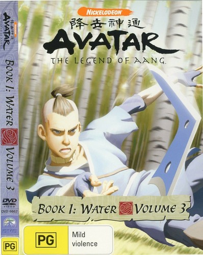 Avatar The Legend Of Aang: Book 1 Water Volume 3 DVD (Region 4) VGC Nickelodeon - Picture 3 of 4