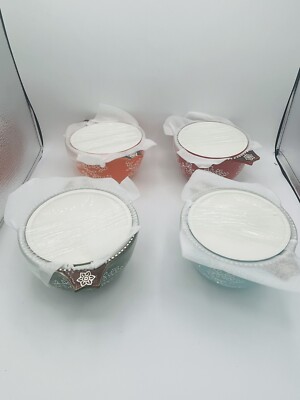 AVLA 4-Pack Ceramic Bowls Set