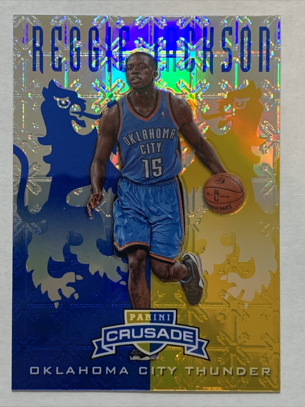 2012-13 Panini Crusade Blue, Reggie Jackson Rookie, Card #70, OKC Thunder