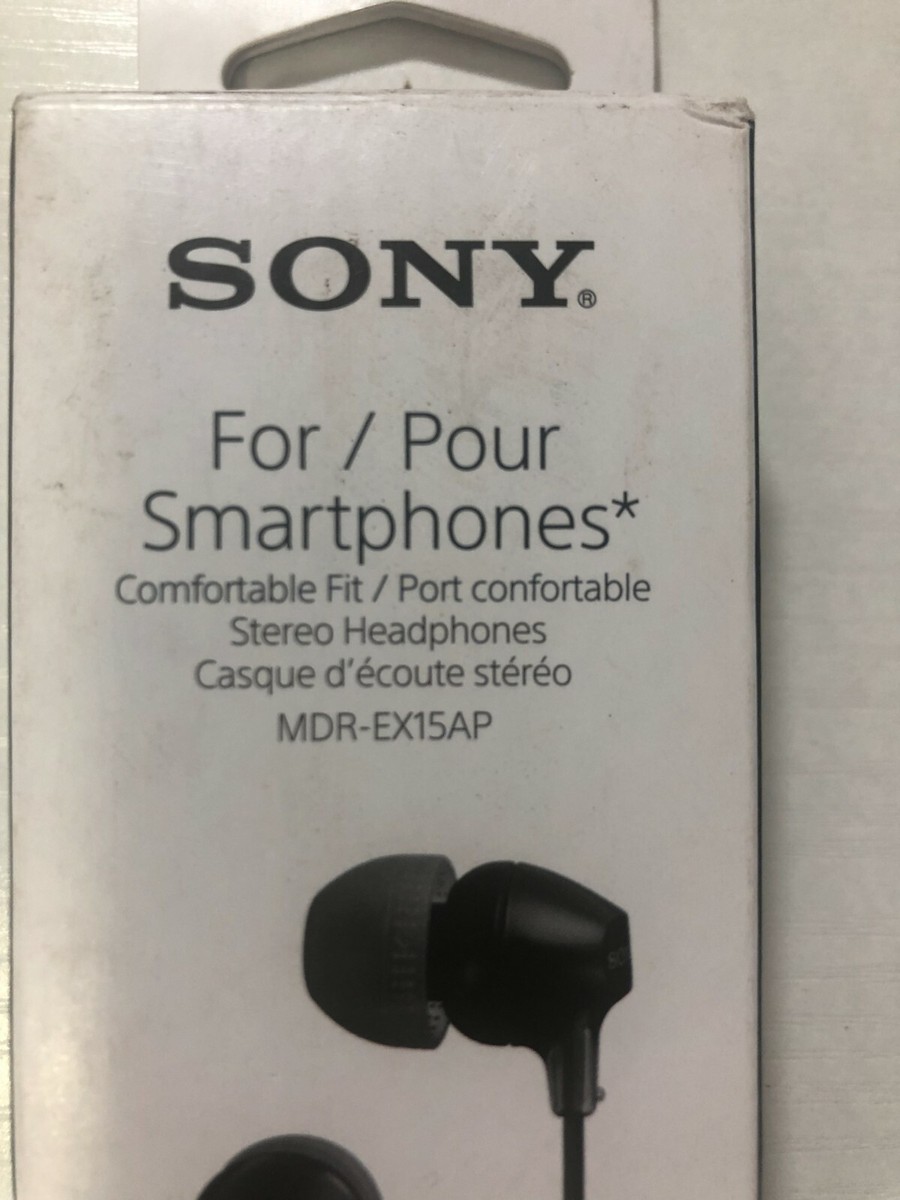 SONY Stereo Headphones MDR-EX15AP NEW 858783101823|