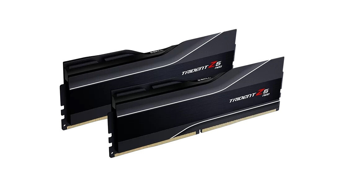 メモリー G.Skill Trident Z5 Neo DDR5 16GBx2 6000 G.SKILL 32GB Trident Z5 Neo RGB, DDR5 6000, 288-Pin Desktop