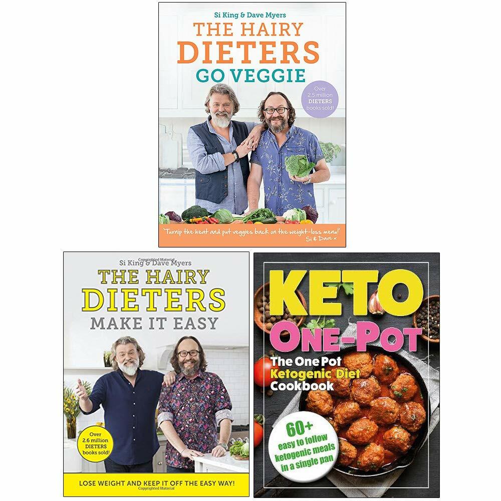 Go Veggie, Make It Easy, The One Pot Ketogenic 3 Books Collection Set PB NEW