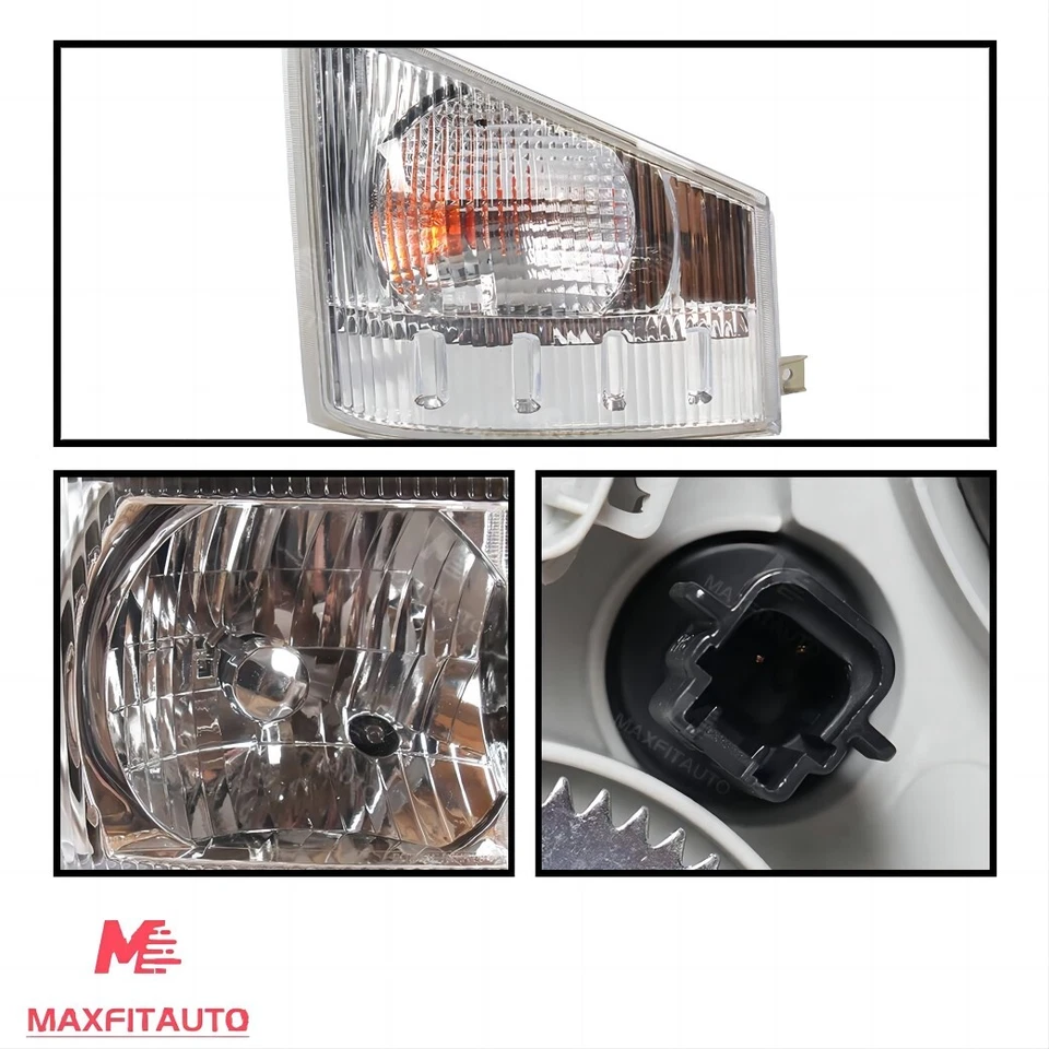 For 2008-2020 ISUZU NPR NPR-HD NQR NRR Headlights Left and Right Corner Lamps Foto 2 de 4