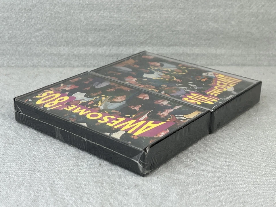 Vintage Sealed 1994 Razor & Tie Music “Awesome '80s” Lot Of 2 Cassettes - Image 4 of 4