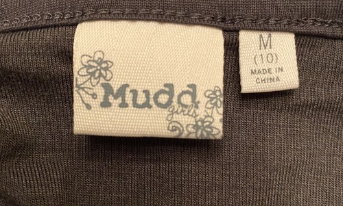 MUDD Junior Girls Size 10 Charcoal Gray Romper Adjustable Straps Free Shipping - Picture 3 of 5