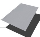 Breathable Heavy Duty Shade Cover with grommets and Ring Double Layer- Grey