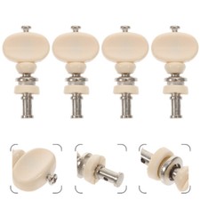 4 clavijas de afinación para cadena de perilla de puerta de ukelele tenor Dulcimer