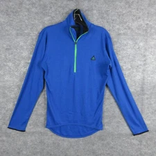 VTG Nike ACG Pullover Mens Blue Small Base Layer  Outdoors Hiking Thermax USA