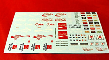 Amt White Western Star Coca-cole Decal Sheet 125 Amt White Western Star Coca-cole Decal Sheet 125