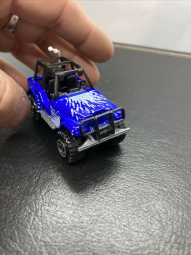 1984 Matchbox JEEP 4X4 With Long Antenna ~ Blue - Picture 8 of 16