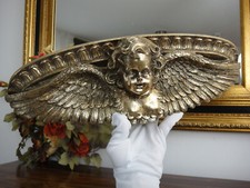 Wandkonsole Engel Gold Konsole Antik Barock Wandregal Luxus Ablage Jugendstil