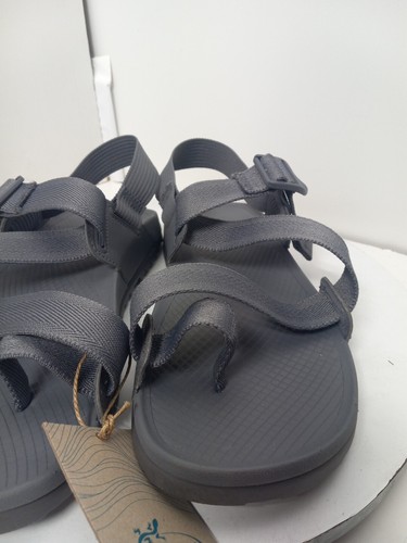 Chaco Lowdown 2 Mens Sz 12 Gray Strappy Trail Hiking Toe Loop Sandals - Picture 8 of 15