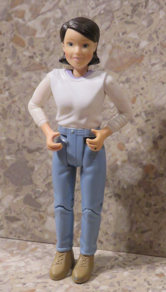 Fisher Price 2000 Loving Family Dollhouse Figure Dark Hair Mom