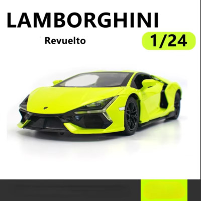 1:24 Lamborghini Revuelto Spray Version Alloy Diecast Car Model Desktop Ornament