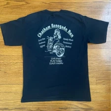 Well Loved Vintage 2006 Chatham Renegade Run Black T-Shirt Size XLarge