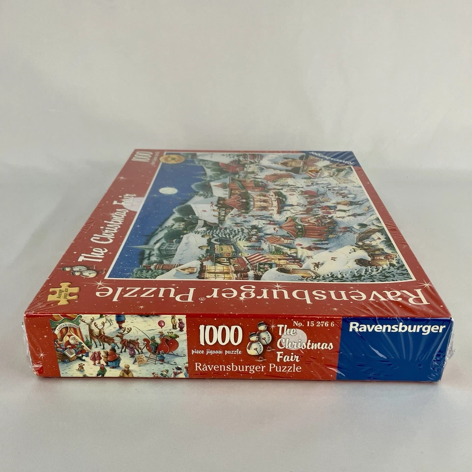 Ravensburger Christmas Fair Holiday Puzzle 1000 pc Limited Edition 2006 Sealed - Image 3 of 4