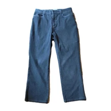 FDJ French Dressing Women's Stretch Peggy Bootcut Black Size 12 Jeans Textured