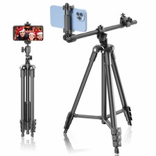 Tripode Horizontal Con Cabezal Ajustable 360 Y Control Inalambrico Lujo