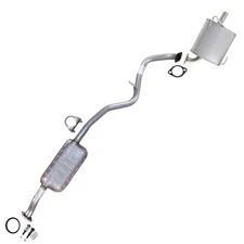 Stainless Steel Resonator Muffler Exhaust Kit fits: 2010-2015 Subaru Legacy 2.5L