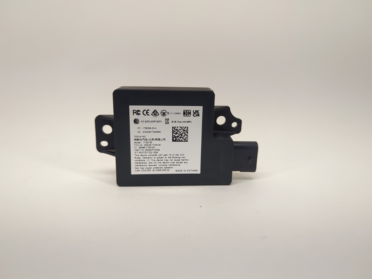 2024-2025 Tesla Model 3 Highland Rear Bluetooth Low Endpoint