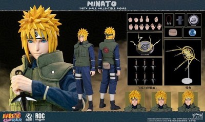 Rocket Toys ROC-016 Minato Namikaze Yellow Flash 1/6 Action Figure  Pre Order! 