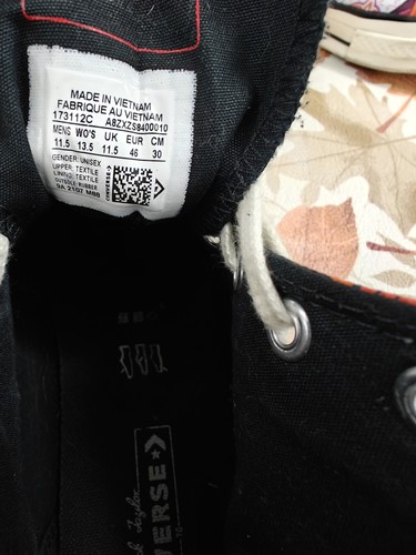 Converse Chuck Taylor All Star Hi Dia De Los Muertos Shoes 173112C Men's 11.5 - Bild 7 von 7