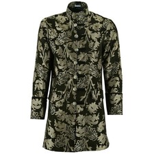 Men's Jacket Coat Gold Damask Gothic Steampunk Aristocrat / Vampire Cosplay