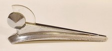Vintage 1949 Ford Chrome Lucite Mohawk Insert Car Hood Ornament