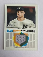 2026 Topps Heritage - Clubhouse Collection Relics Aaron Judge #CCR-AJ Yankees