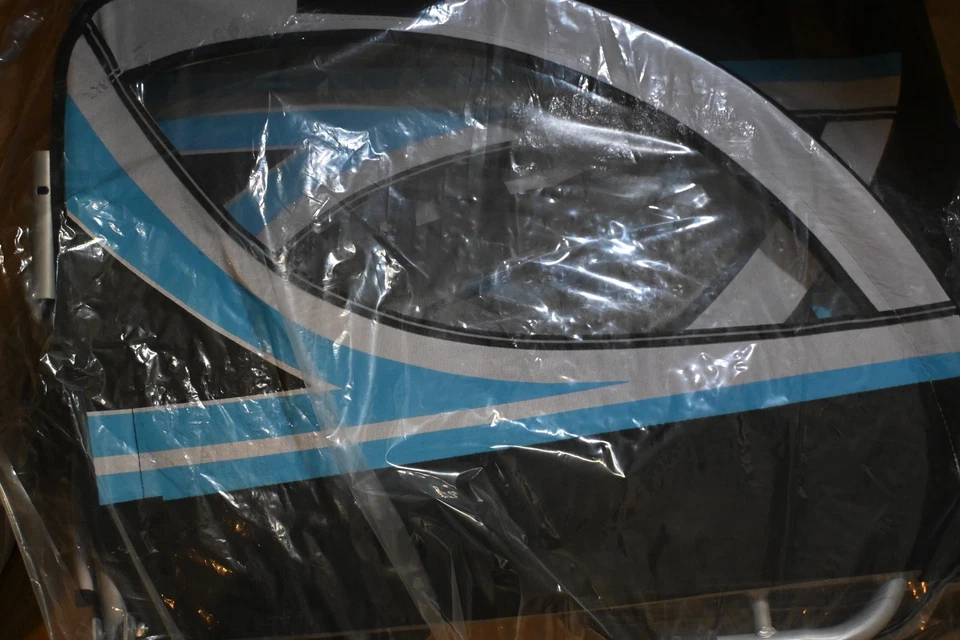 Remolque para bicicletas Aosom 3 en 1 para niños, azul/negro 440-025 BU Foto 2 de 4