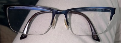 Hackett Eyeglasses Frames Only Half Rim Blue HEK1187 59-18-150
