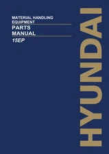 Hyundai 15EP Miscellaneous Storage Equipment Parts Catalog Manual