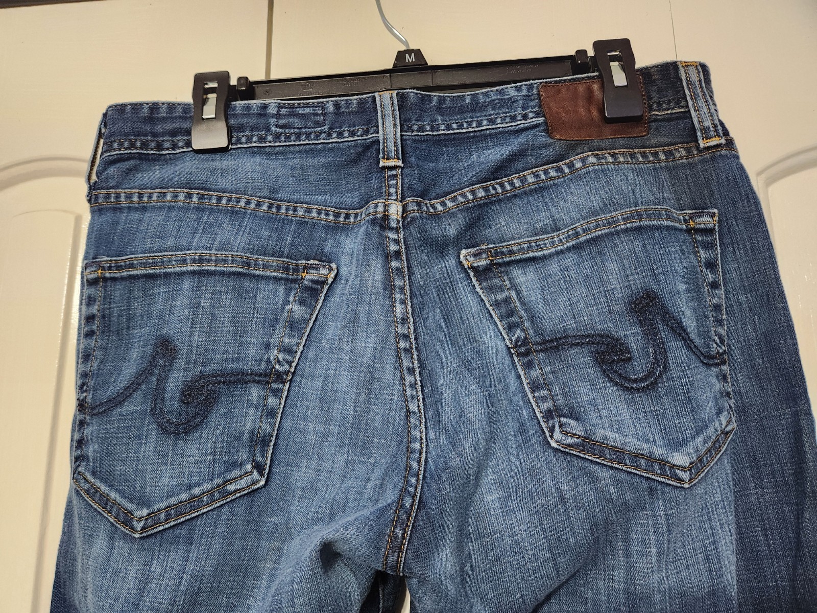 Adriano Goldschmied AG size 33 W 32 L The Protege Straight Leg Mens Jeans Denim thumbnail 4