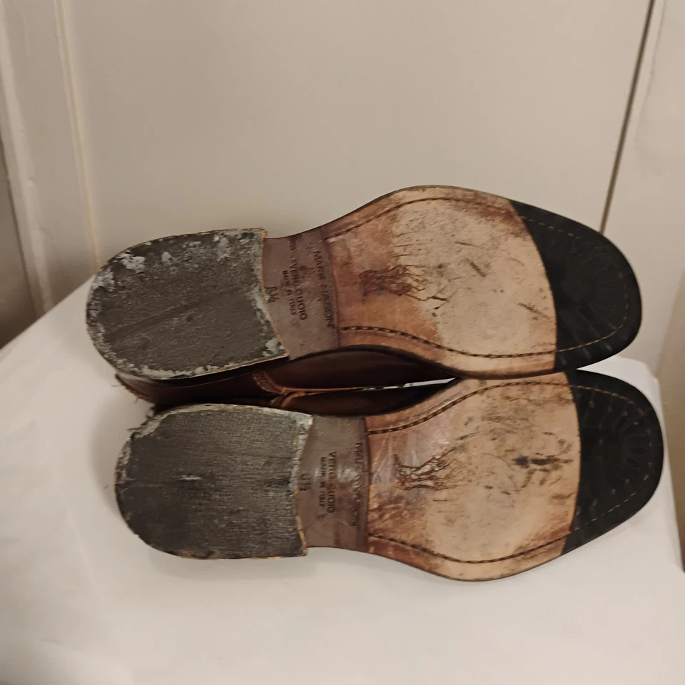 Mark Nason Dragon ботинки мужские 8,5 Италии рок боя Италии с недостатком читать  - Изображение 2 из 4