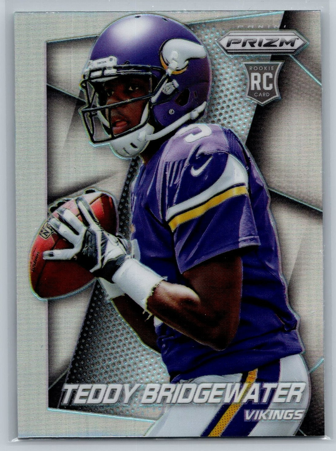 2014 Panini Prizm Teddy Bridgewater Silver #242 Rookie Minnesota Vikings