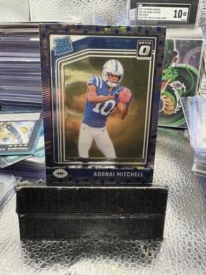 2024 Panini Donruss Optic - Rated Rookie Adonai Mitchell #203 Stars Prizm (RC)