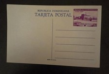 DOMINICAN REPUBLIC Postal Card Unused Ciudad Trujillo Palacio T21705