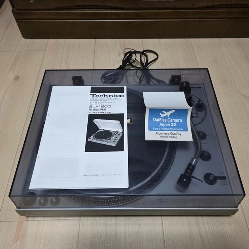 Technics SL-1600 Full Auto Turntable 270C New Stylus Tested From Japan 60084