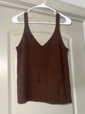 Medium Brown Knit Old Navy Tank Top